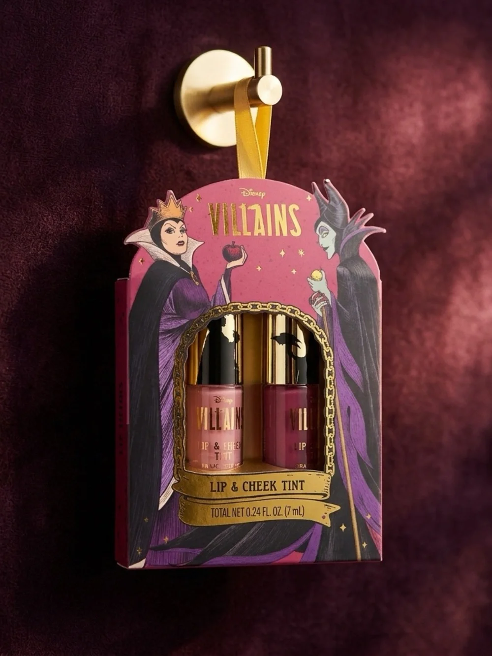 Disney Villains Lip & Cheek Tint 2-Piece Set Evil Queen Maleficent